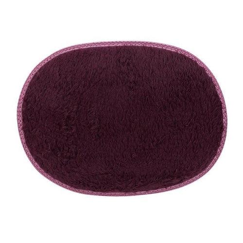 30 * 40cm Antideslizante Mullido Área Shaggy Alfombra Hogar Habitación