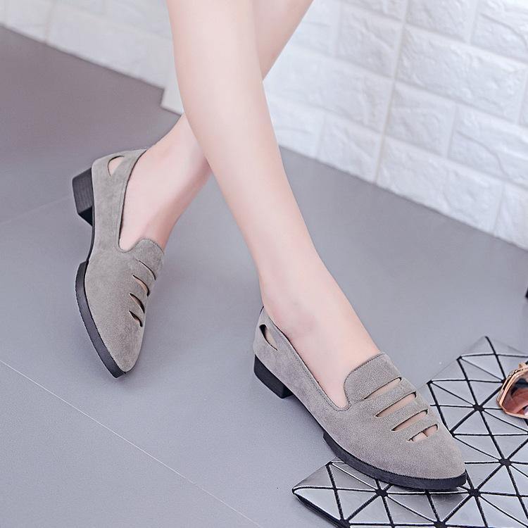 Verano nuevo europeo y americano Zapatos para mujer plana tendencia casual - MXbueno