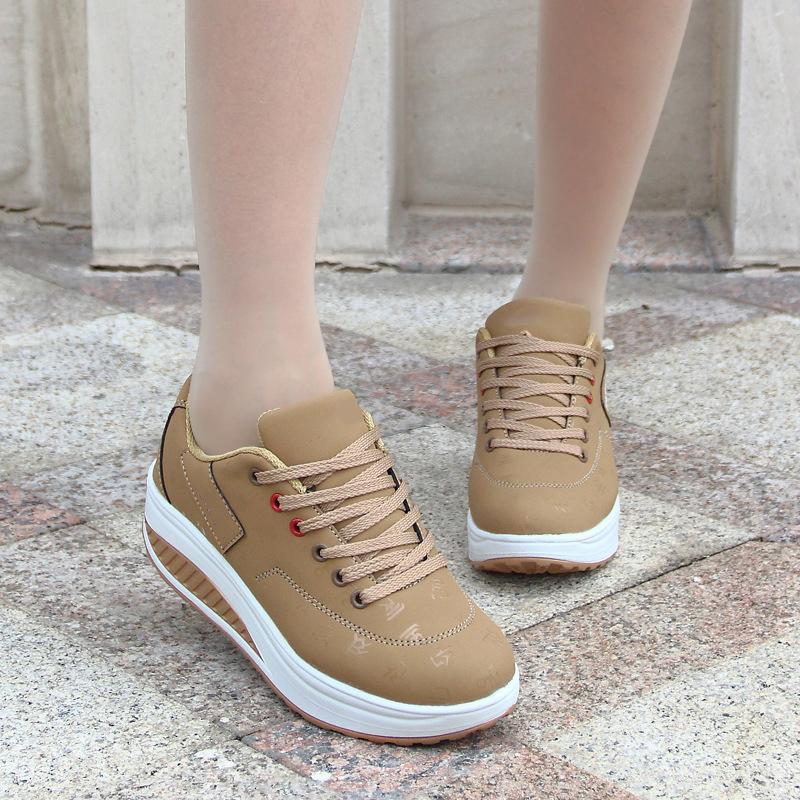Zapatillas De Plataforma De Mujer De Moda