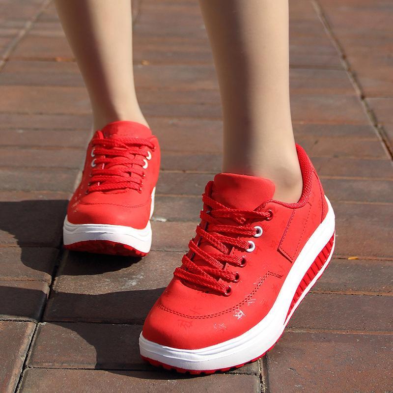 Zapatillas De Plataforma De Mujer De Moda