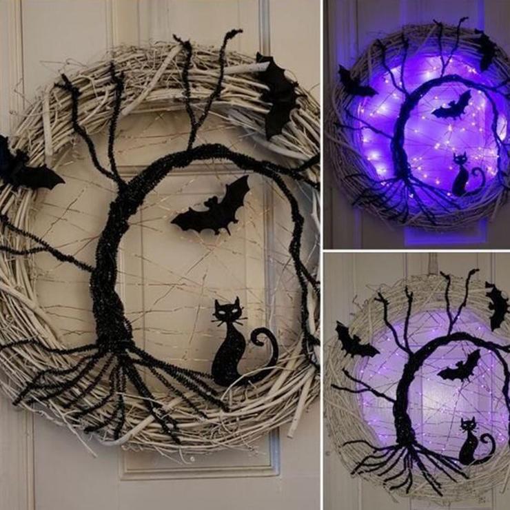 💥Rebajas de Dia de Muertos - 💥🎃 Guirnalda LED de Dia de Muertos🎃