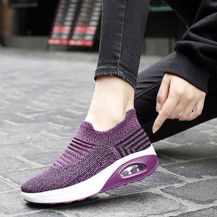 Damas Peso Ligero Zapatos Corrientes Respirables - MXbueno