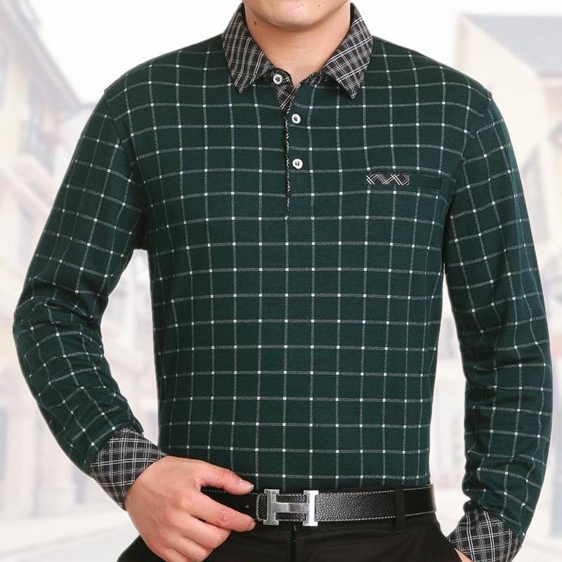Camiseta casual de manga larga estampada para hombre - MXbueno