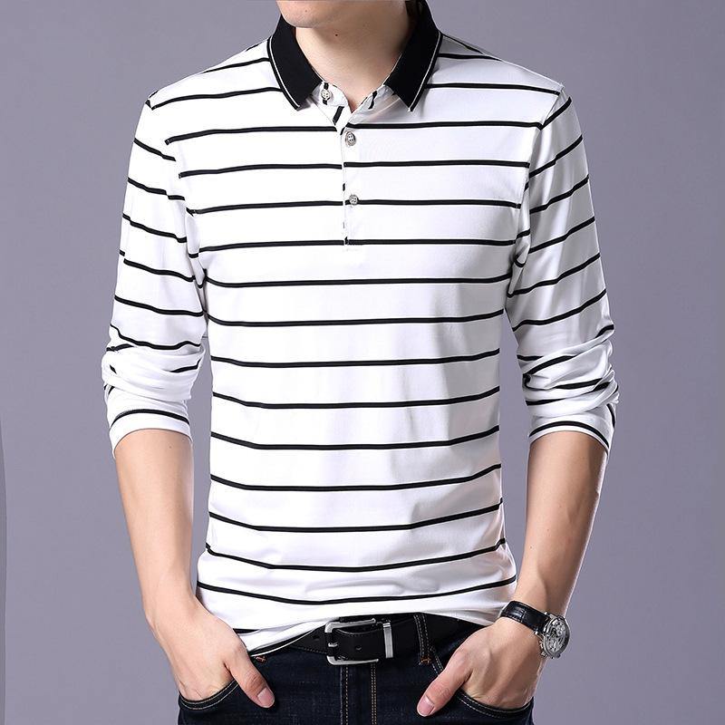 playera tipo polo a rayas - MXbueno