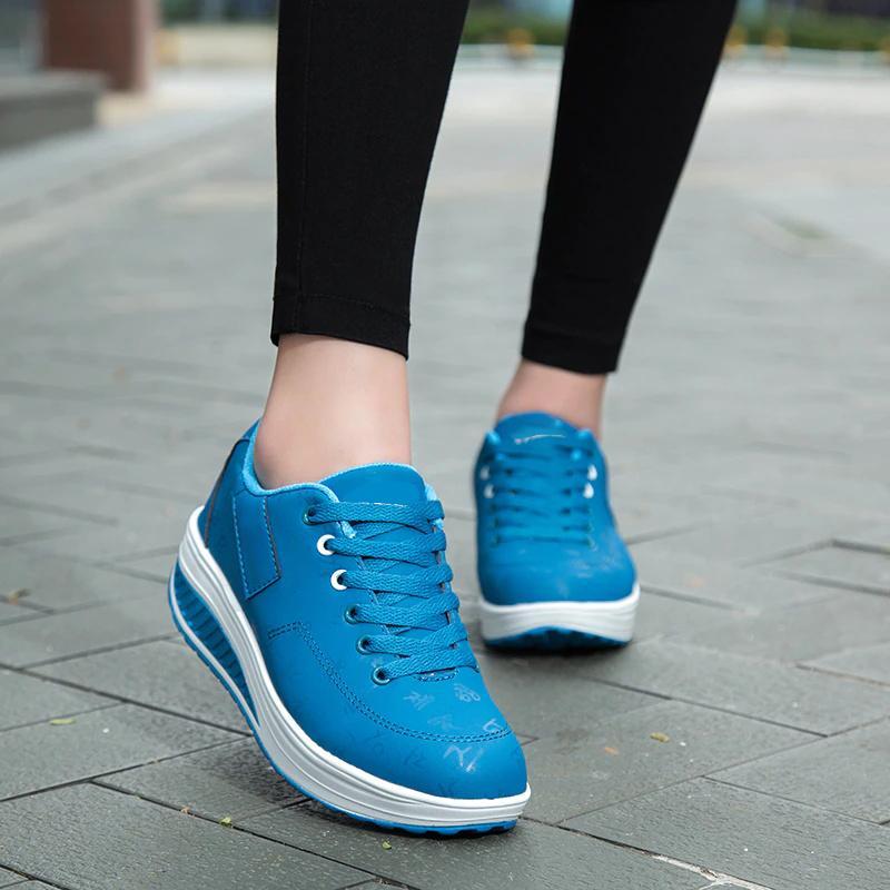 Zapatillas De Plataforma De Mujer De Moda