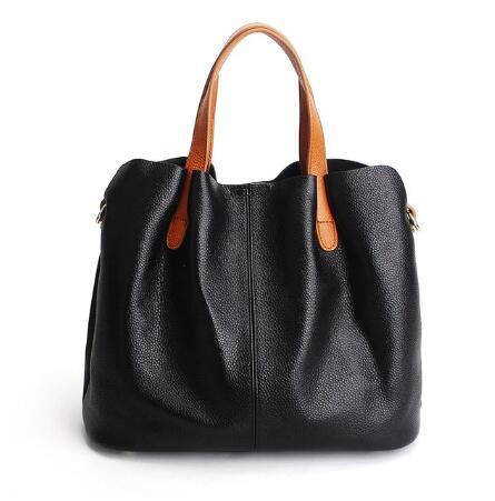 Bolso Shopper De Piel Dos En Uno