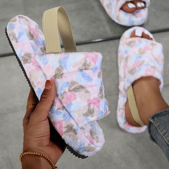 Zapatilla De Toalla Casual Para Mujer