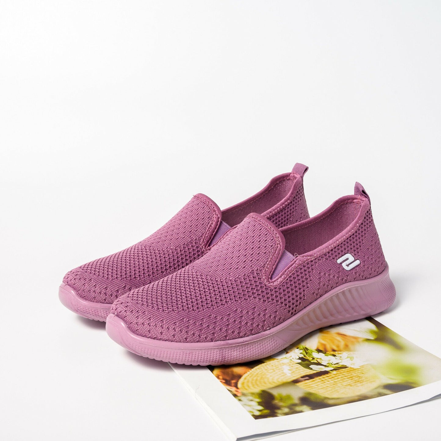 Zapatillas Deportivas Ligeras Y Elásticas De Punto Casual