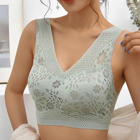 Ropa interior deportiva de encaje sin anilla de acero