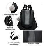 BOLSO ANTIRROBO PARA MUJER, CĂMODO, SEGURO Y MULTIFUNCIONAL - MXbueno