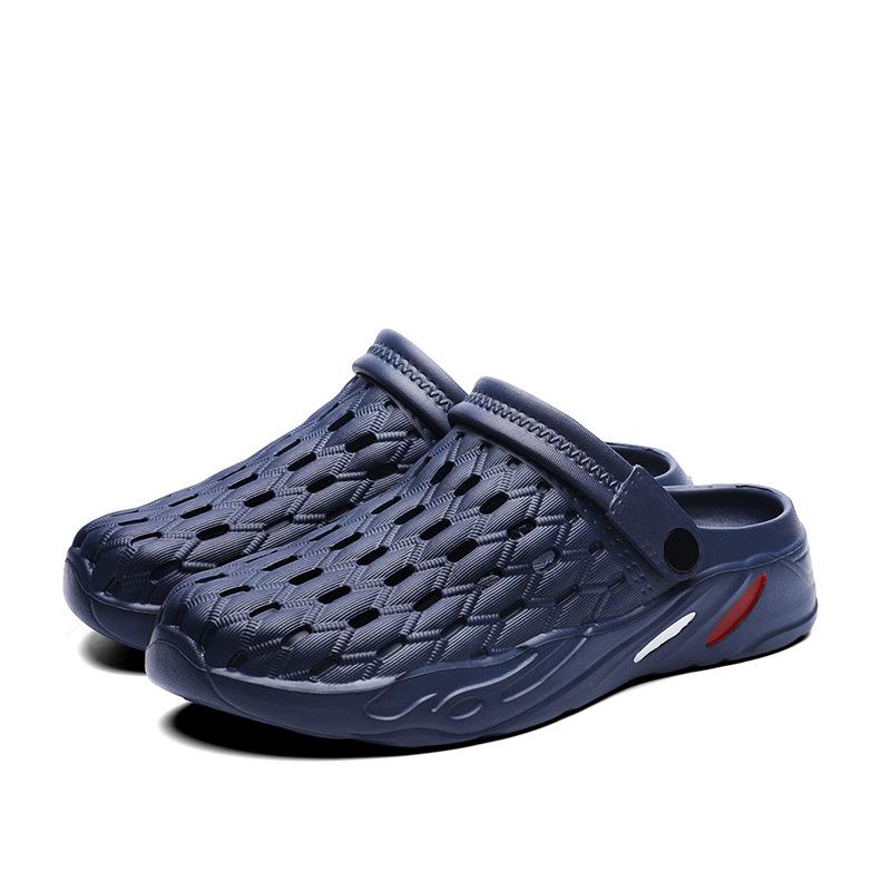 Zapatos de verano Zapatos de gelatina Playa Sandalias de hombre Zapatillas huecas