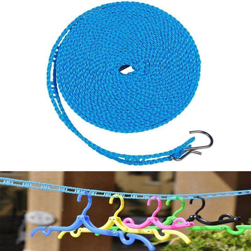 Tendedero portátil para exteriores y hogar(5M*2 piezas) - MXbueno