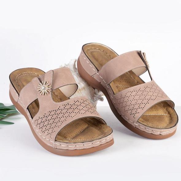 Sandalias Cómodas Ortopédicas Con Punta De Mujer