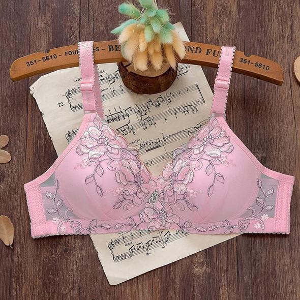 Bralette Fino Sin Hilos De Talla Grande Sujetador Sexy Para Mujerš