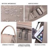 BOLSO ANTIRROBO PARA MUJER, CĂMODO, SEGURO Y MULTIFUNCIONAL - MXbueno