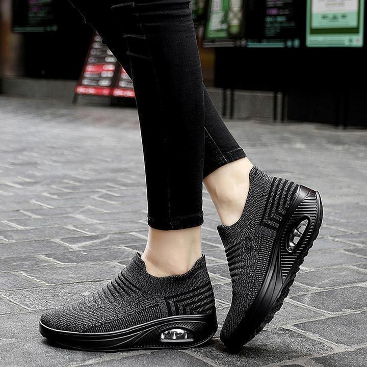 Damas Peso Ligero Zapatos Corrientes Respirables - MXbueno