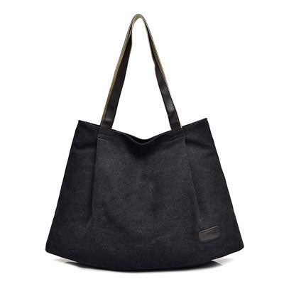 Bolso De Lona De Gran Capacidad Para Mujer