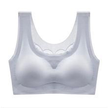 Sujetador Cómodo Ultrafino De Seda Helada De Talla Grande
