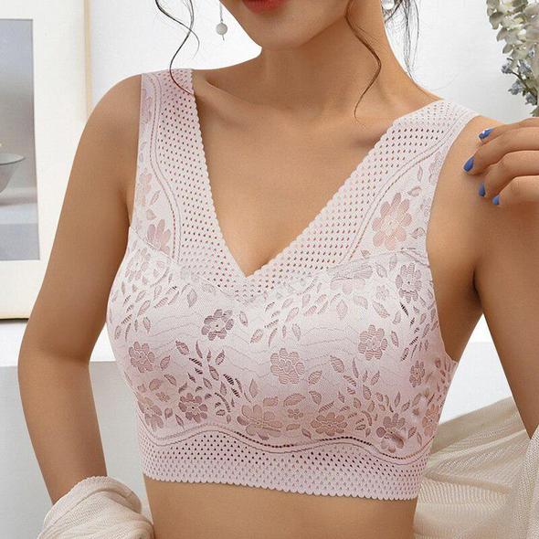 Ropa interior deportiva de encaje sin anilla de acero