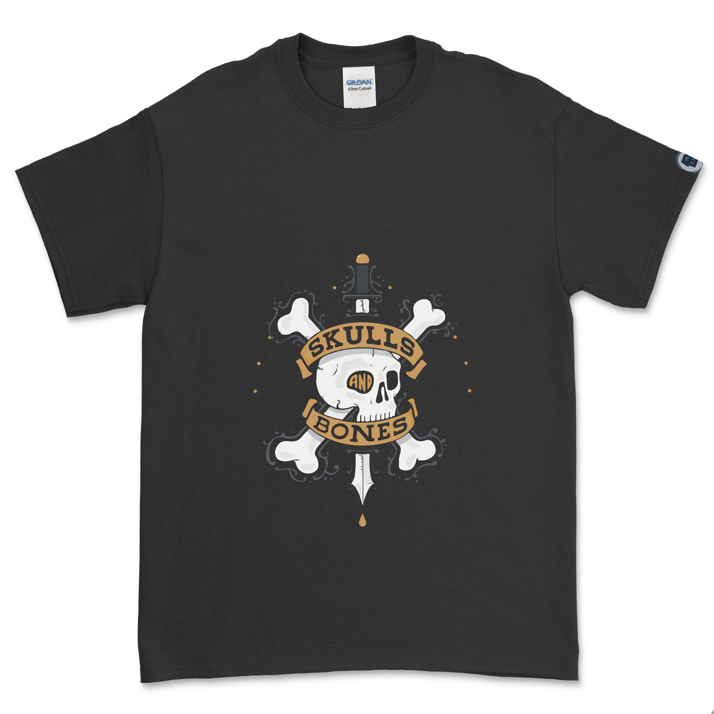 CAMISETA DE BUENA CALIDAD CON DIBUJO DE CADÁVER - MXbueno