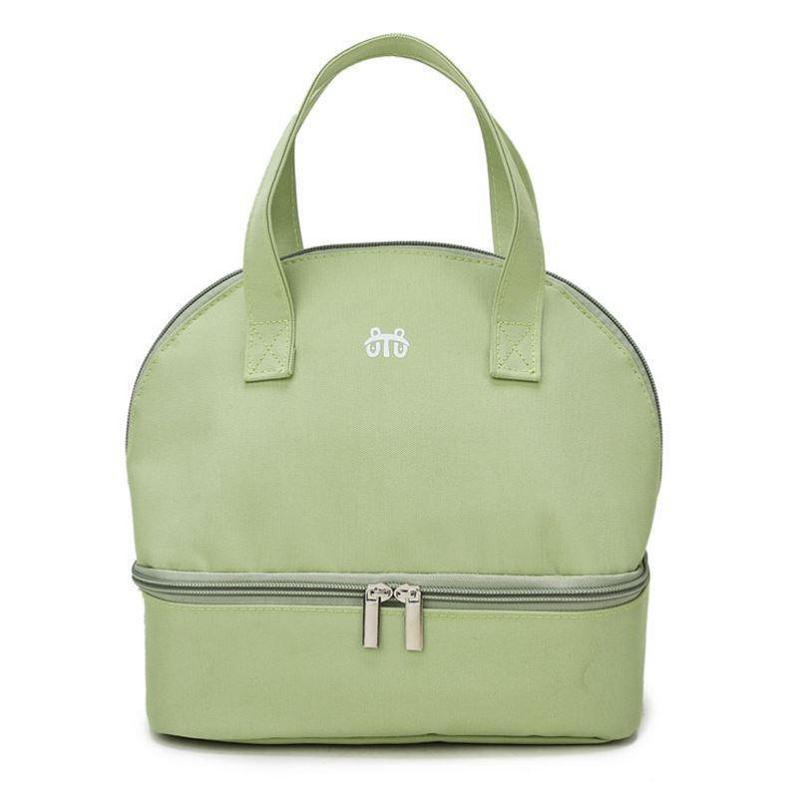 Bolsa De Almuerzo De Doble Capa, Bolsa De Picnic De Estilo Japonés, Bolsa De Aislamiento De Papel De Aluminio De Gran Capacidad, Bolsa De Arroz, Bolsa De Arroz