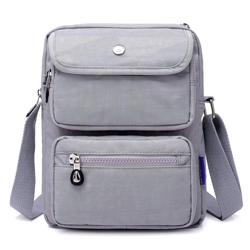 Bolso De Hombro Impermeable Ligero Con Múltiples Bolsillos