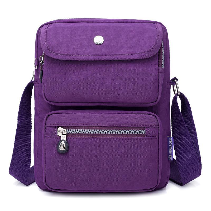 Bolso De Hombro Impermeable Ligero Con Múltiples Bolsillos