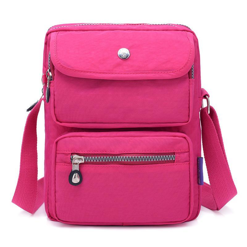 Bolso De Hombro Impermeable Ligero Con Múltiples Bolsillos