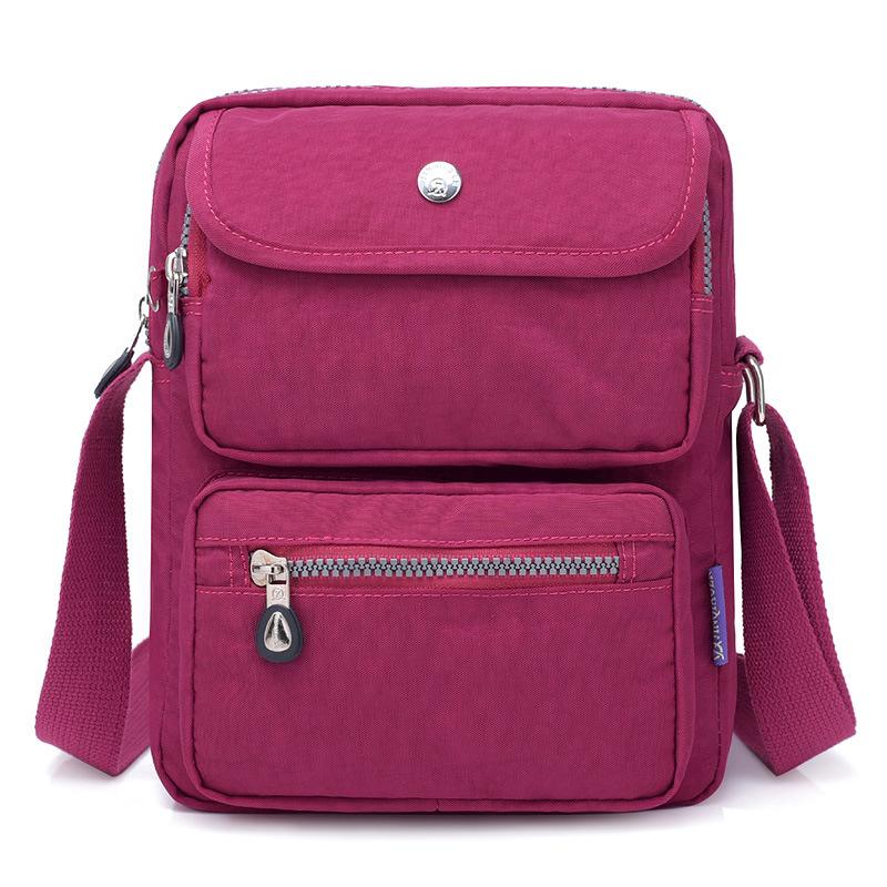 Bolso De Hombro Impermeable Ligero Con Múltiples Bolsillos