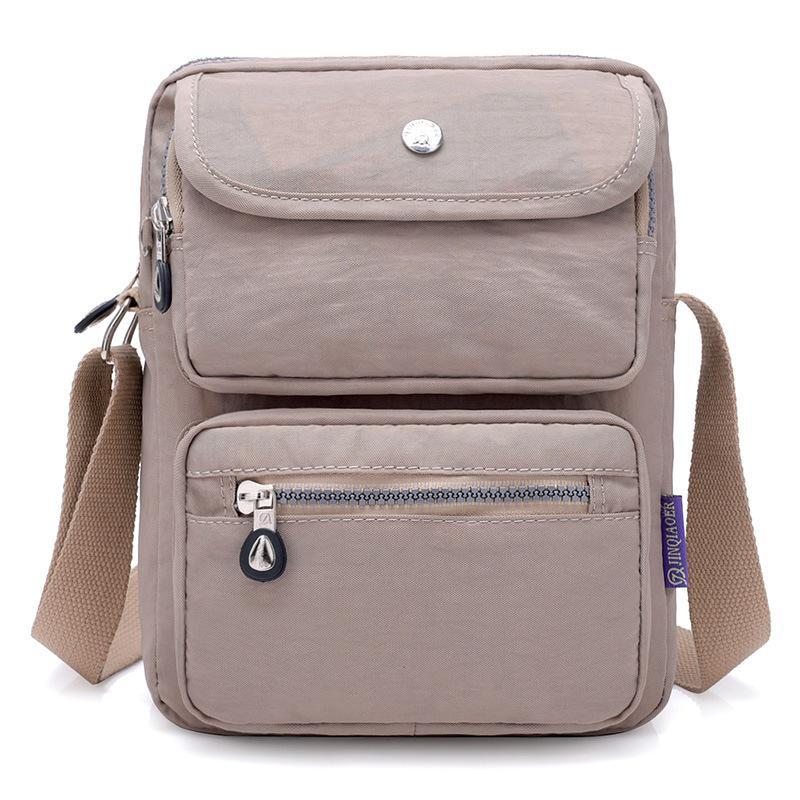 Bolso De Hombro Impermeable Ligero Con Múltiples Bolsillos