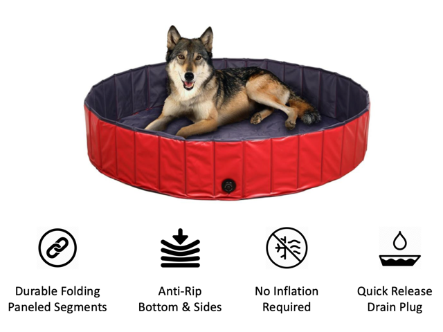 PISCINA DE MASCOTA PORTÁTIL