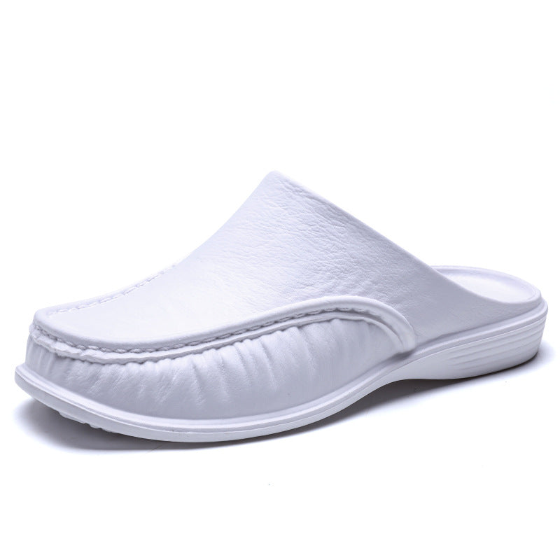 Zapatillas cómodas de gran tamaño para hombres sin respaldo