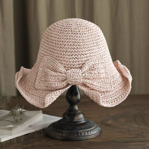 Sombrero De Verano Con Ala Y Lazo