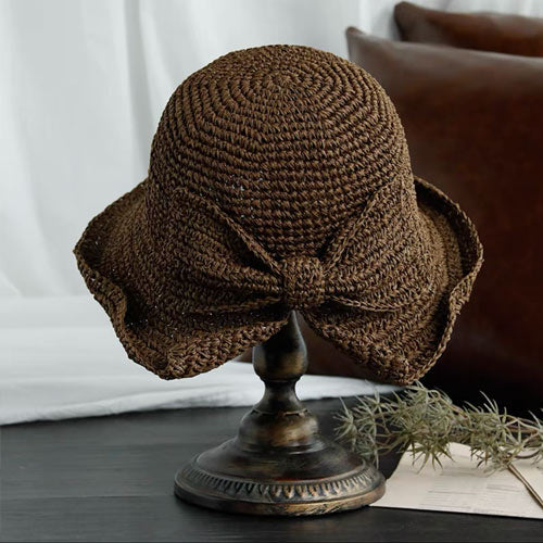 Sombrero De Verano Con Ala Y Lazo