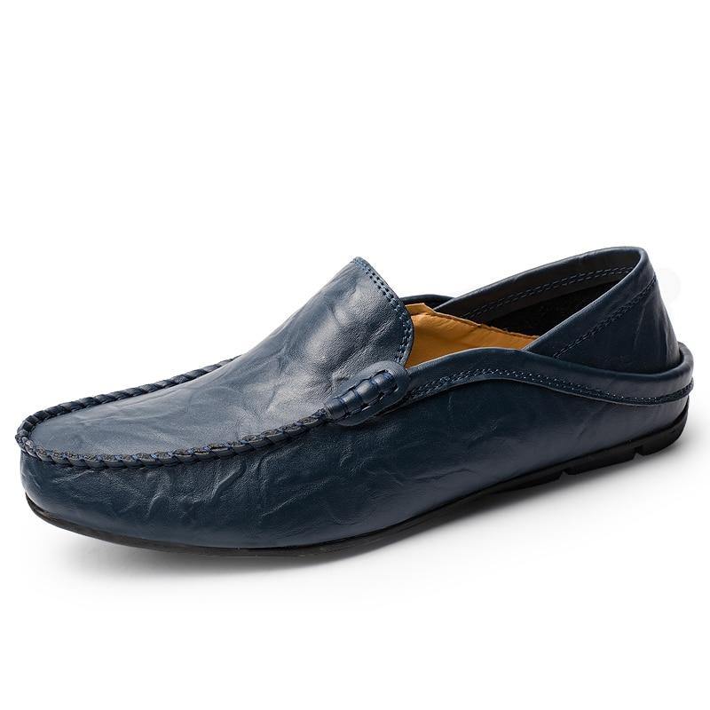 Zapatos cómodos de cuero de moda para hombres - MXbueno