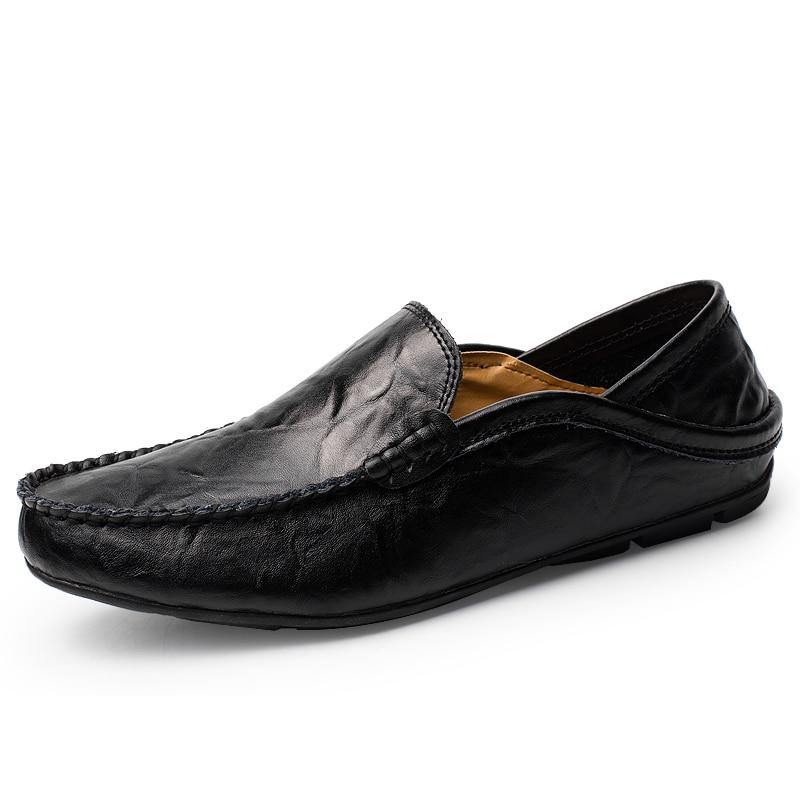 Zapatos cómodos de cuero de moda para hombres - MXbueno