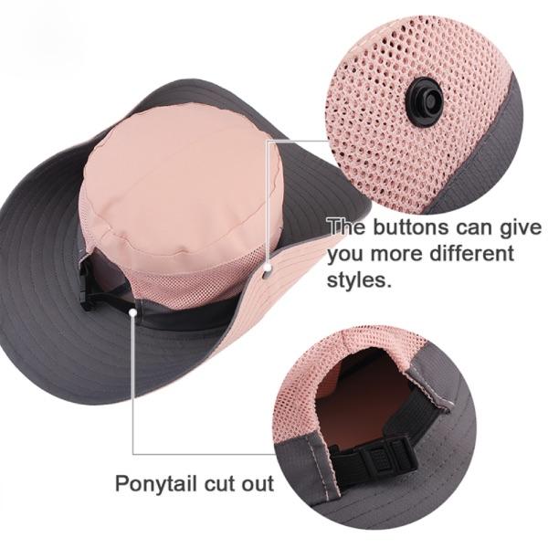 Sombrero solar plegable de protección UV