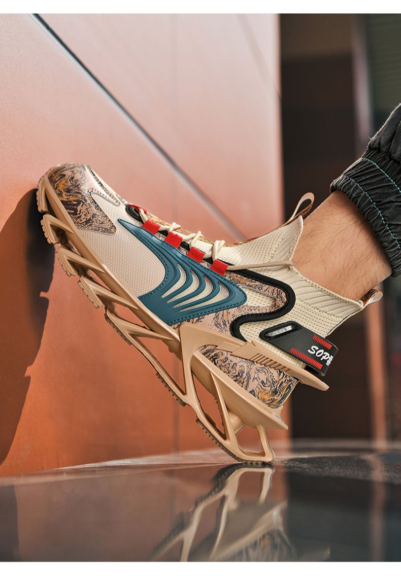 Zapatos Casuales Para Hombre, Zapatillas De Lujo De Entrenamiento, Mocasines A La Moda De Carrera, Blancas, Para Correr
