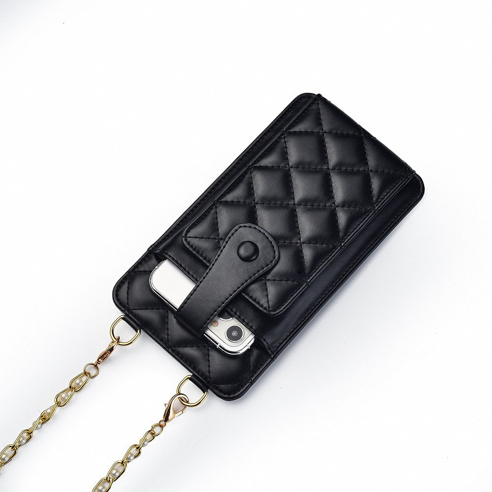 Bolso Bandolera De Mujer Con Rombos Para Teléfono