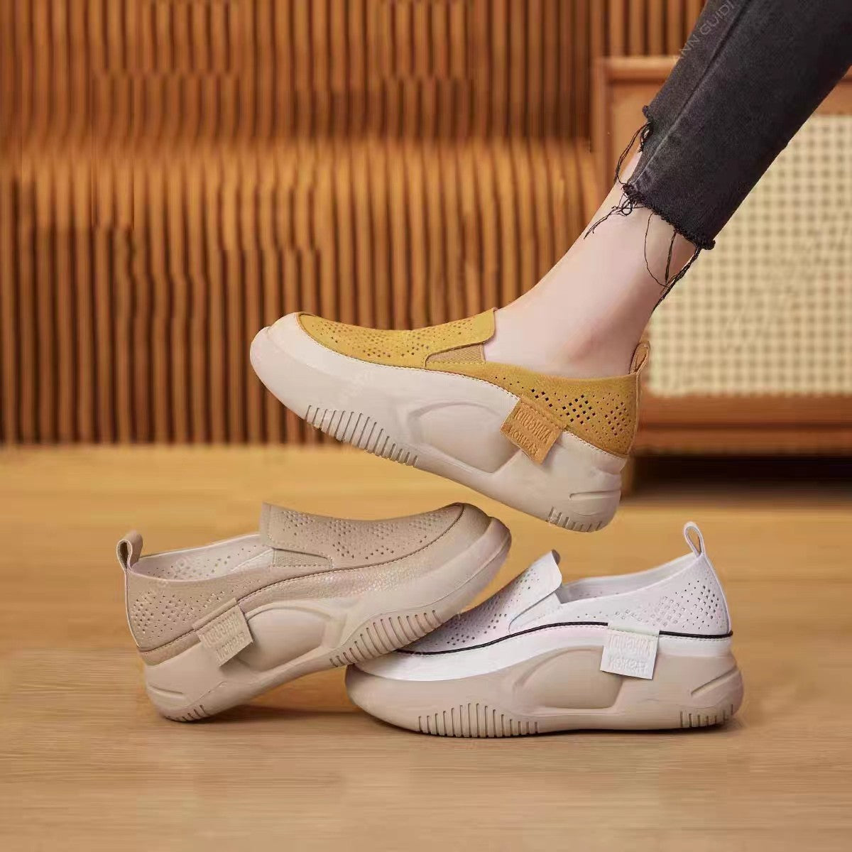 Zapatos De Mujer De Suela Gruesa