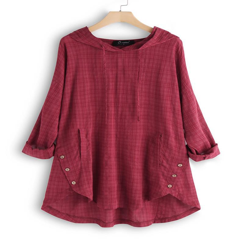 Top De Mujer Corsé Casual Con Botón De Lino