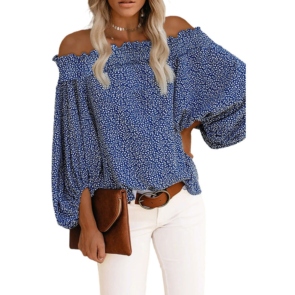 Top Suelto Con Mangas De Linterna Ropa De Mujer