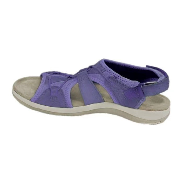 Sandalias casual de punta redonda