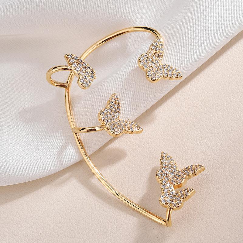 Pendientes De Diamantes Y Circonitas Sin Agujeros