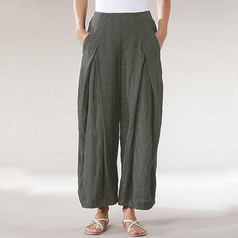 Pantalones De Pernera Recta Recortados De Cercanías