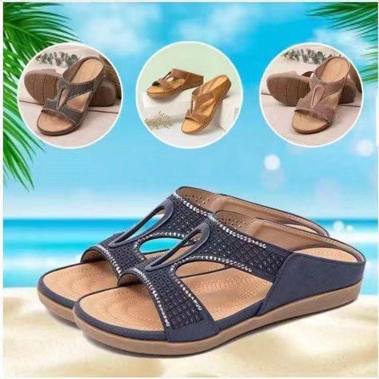 Nuevas Sandalias De Diamantes De Imitación