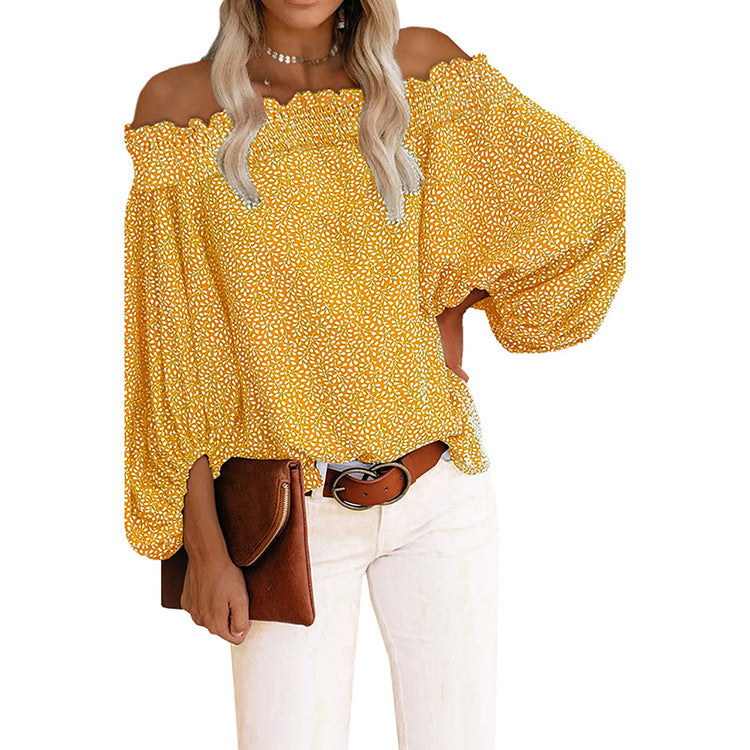 Top Suelto Con Mangas De Linterna Ropa De Mujer