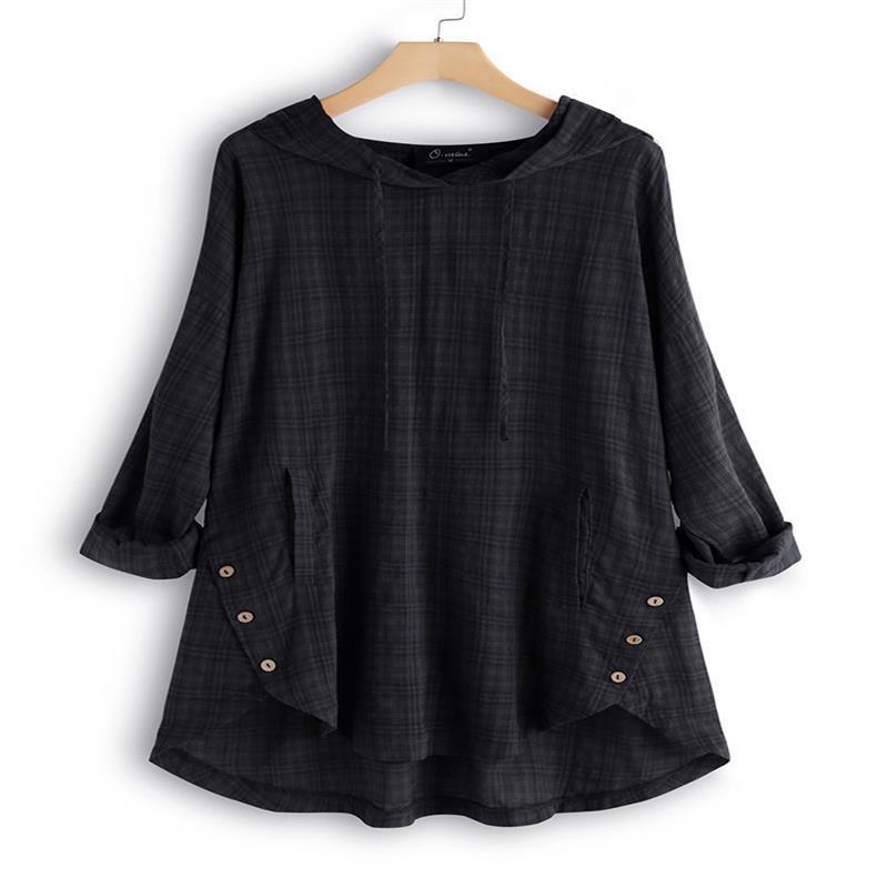 Top De Mujer Corsé Casual Con Botón De Lino