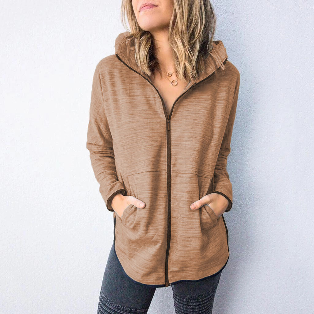 Nueva Chaqueta De Otoño E Invierno Para Mujer, Suéter Superior Deportivo.
