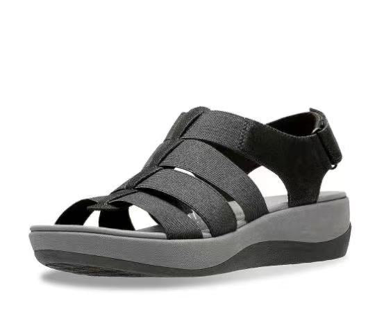 Zapatos de mujer cómodos con velcro de cuña